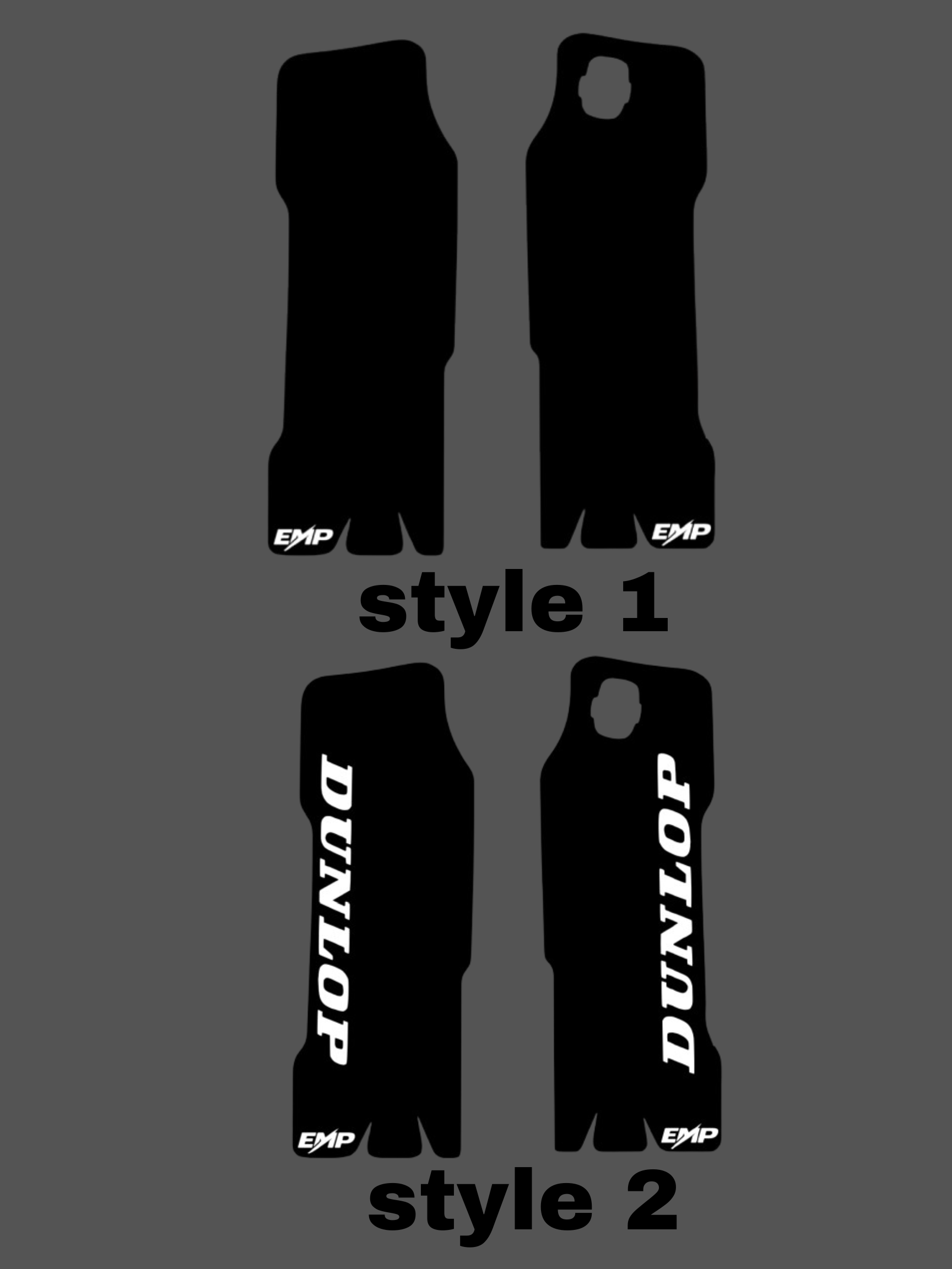 surron lbx fork guard decals