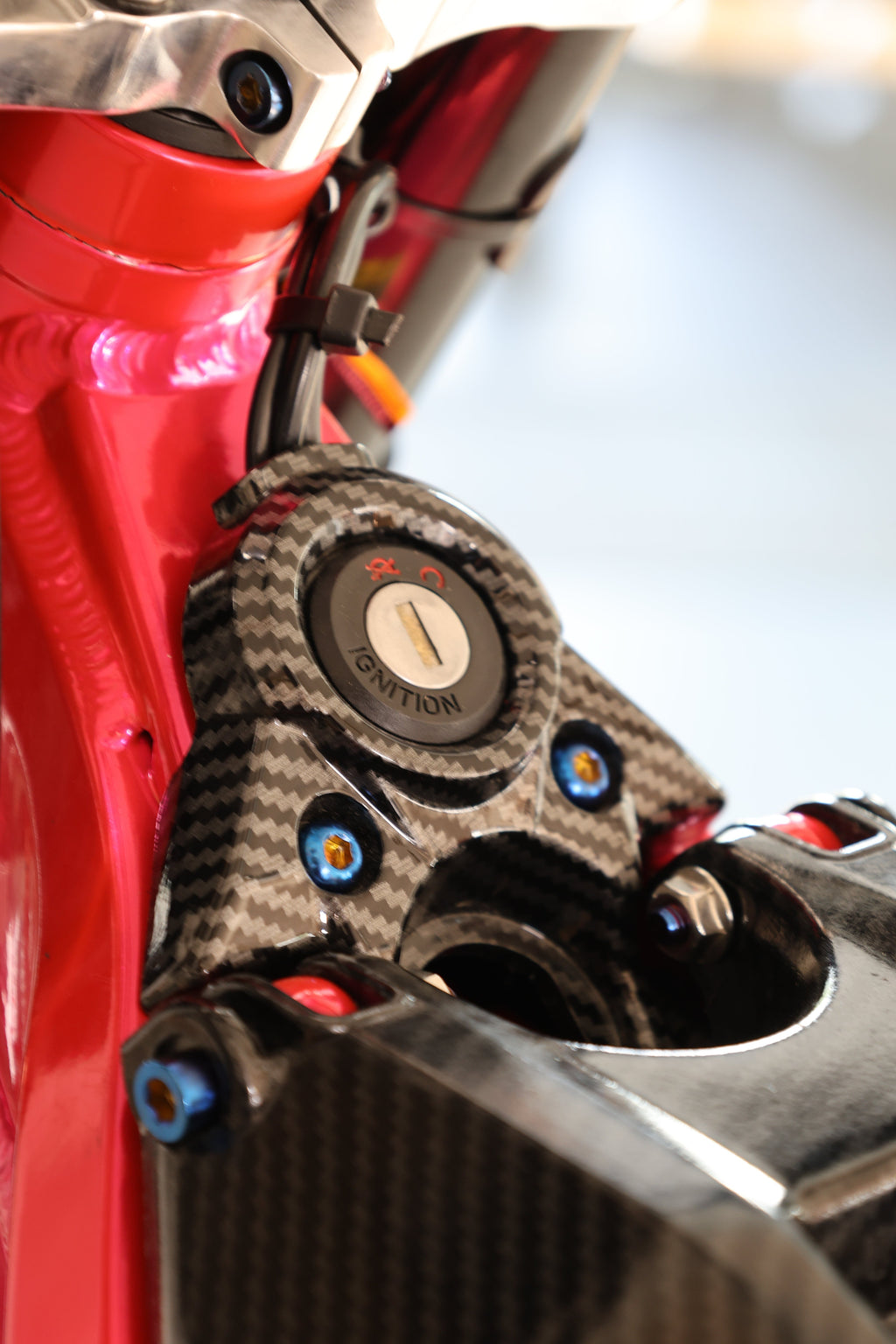 titanium ignition bolts(2pc)
